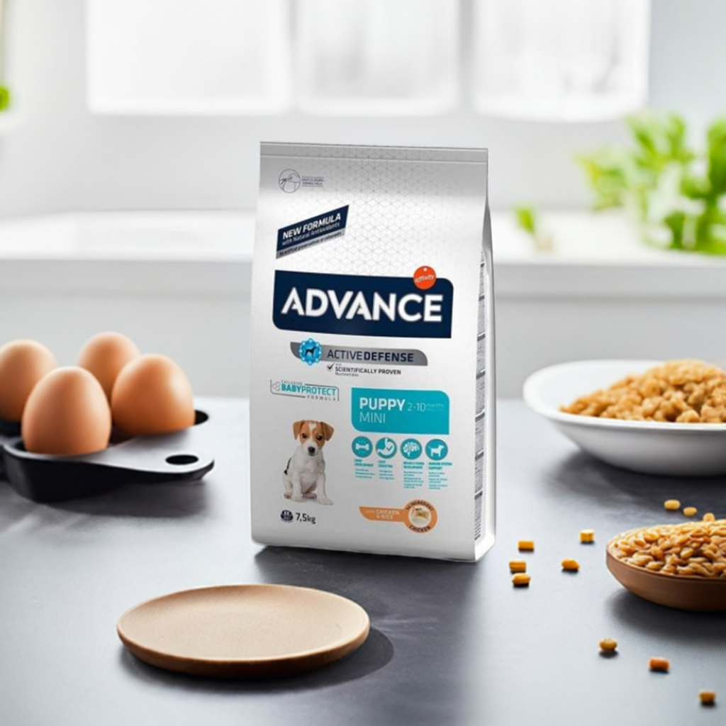Advance Puppy Mini es una comida hecha especialmente para cachorritos de razas pequeñas, ¡para que tengan mucha energía para jugar y aprender! ¡Y la bolsa de 7 kilos dura mucho!