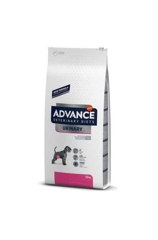 Advance Urinary, ¡una bolsa grande de 12 kilos de comida especial para ayudar a que la pipí de tu perrito esté sanita!
