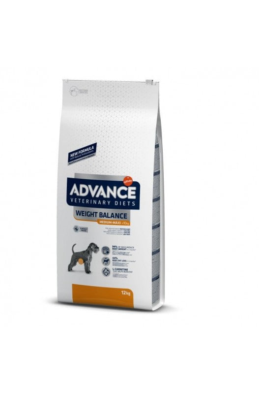 Bolsa bolsa Advance Weight Balance, ¡una bolsa grande de 12 kilos de comida para ayudar a tu perrito a mantenerse en un peso saludable!