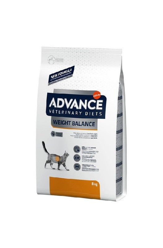Advance Cat Weight Balance, ¡una bolsa grande de 8 kilos de comida para ayudar a tu gatito a mantenerse en un peso saludable!