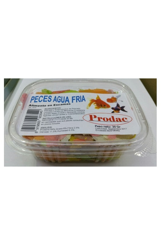 Peces Agua Fría Prodac, bolsita de 80 gramos. ¡Comida rica para tus pececitos de agua fría!