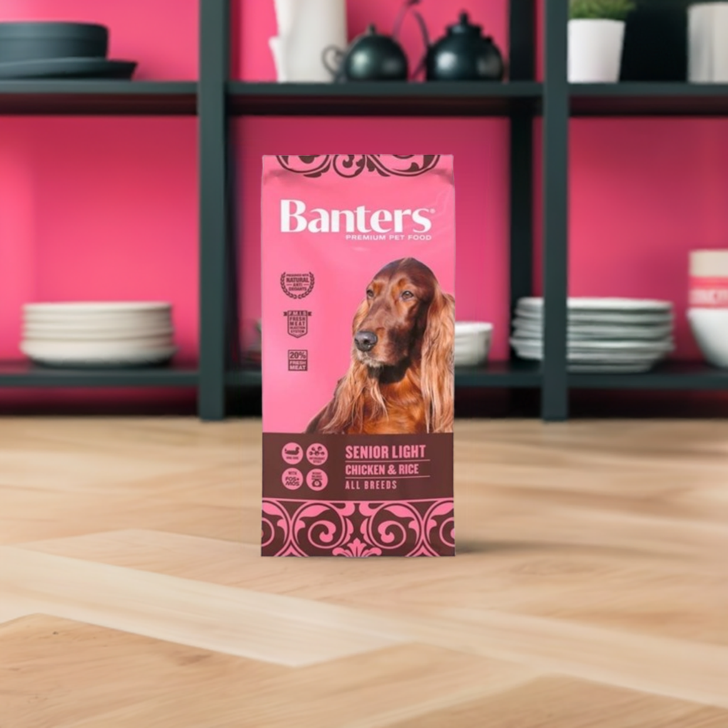 bolsa BANTERS DOG SENIOR&LIGHT de 15 KG