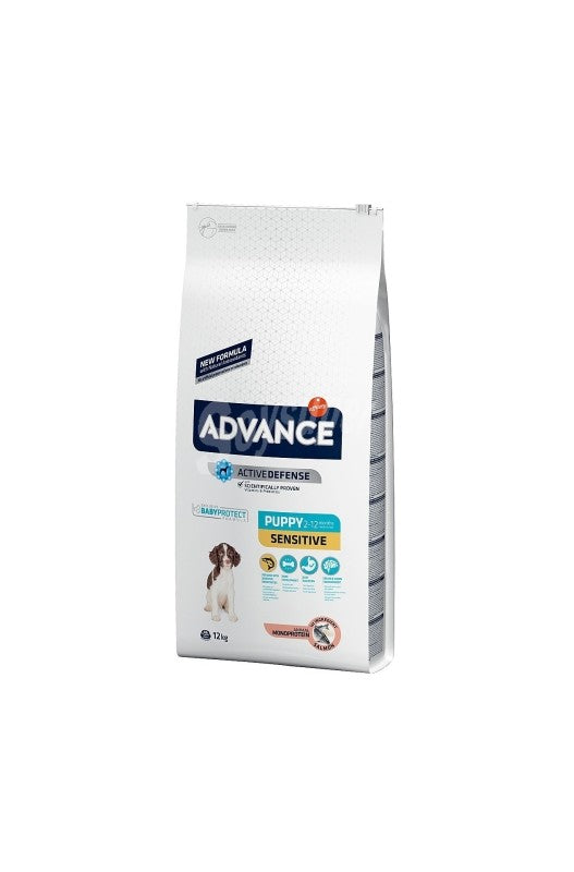 Advance Puppy Sensitive, ¡una bolsa grande de 12 kilos de comida suavecita para cachorritos con pancitas un poco delicadas!