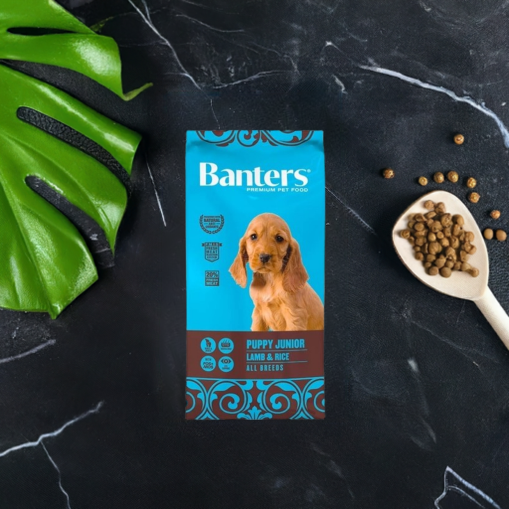 Dale a tu cachorrito Banters Puppy con cordero y arroz. ¡Son muchas croquetas nutritivas para que crezca fuerte y sano! ¡Y esta bolsa grandota tiene 15 kilos!