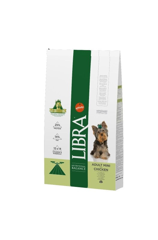 Libra Dog Mini Pollo, ¡una bolsa grande de 8 kilos de comida rica para perritos pequeños! ¡Sabe a pollo!