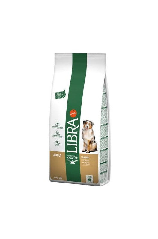 Saco de comida para perros Libra sabor cordero de 14 Kg