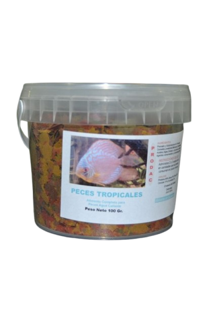 Peces Tropicales Prodac, cubo de 1 kilo. ¡Mucha comida rica para tus pececitos de colores!