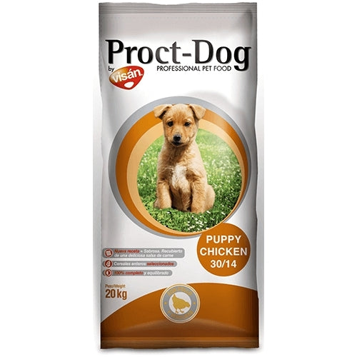 Visan Proct Dog Puppy – Pienso completo y equilibrado para cachorros y perras gestantes o en lactancia, con proteínas de alta calidad.