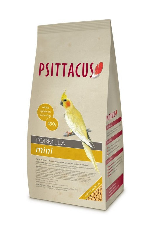 PSITTACUS PIENSO MINI 450GR. NINFAS. - Botega Mazarol