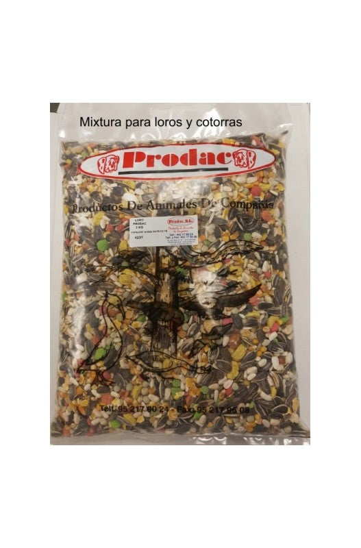 LOROS Y COTORRAS 3 KG. PRODAC - Botega Mazarol