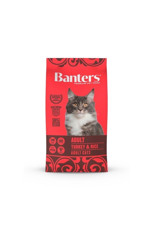 BANTERS ADULT CAT Turkey&Rice 2 KG. - Botega Mazarol
