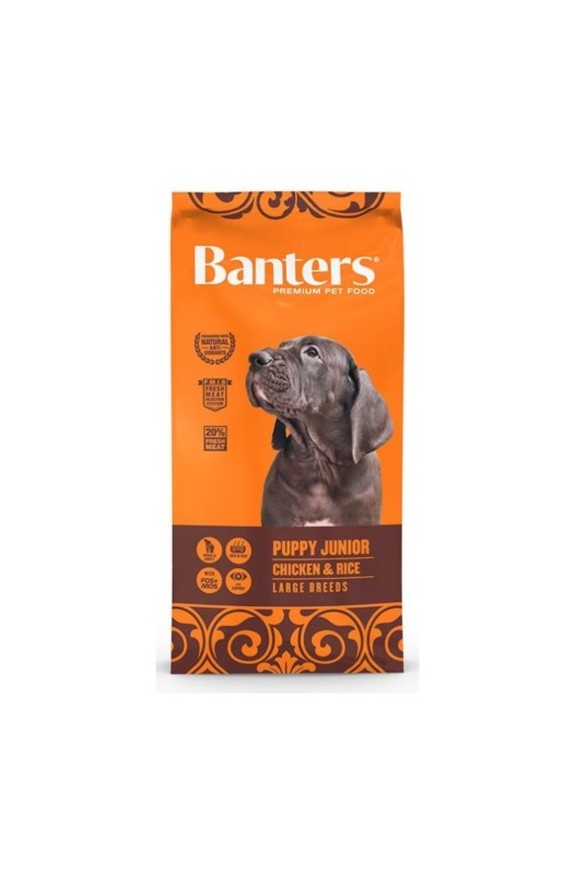 BANTERS DOG PUPPY LARGE CHICKEN&RICE 3 - 15 KG