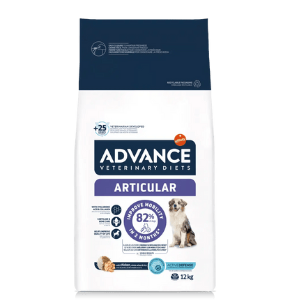 Advance Dog Articular ¡una bolsa de 3 kilos de comida especial para perritos mayores para que sus huesos estén fuertes!
