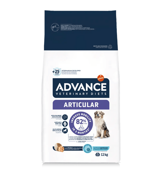 Advance Dog Articular ¡una bolsa de 3 kilos de comida especial para perritos mayores para que sus huesos estén fuertes!
