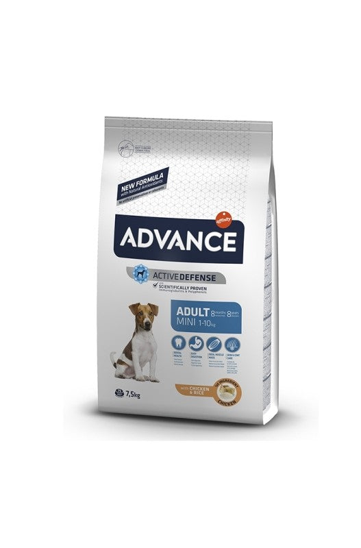 bolsita Advance Mini Adult, ¡una bolsita de 3 kilos de comida rica para perritos pequeños ya grandecitos!
