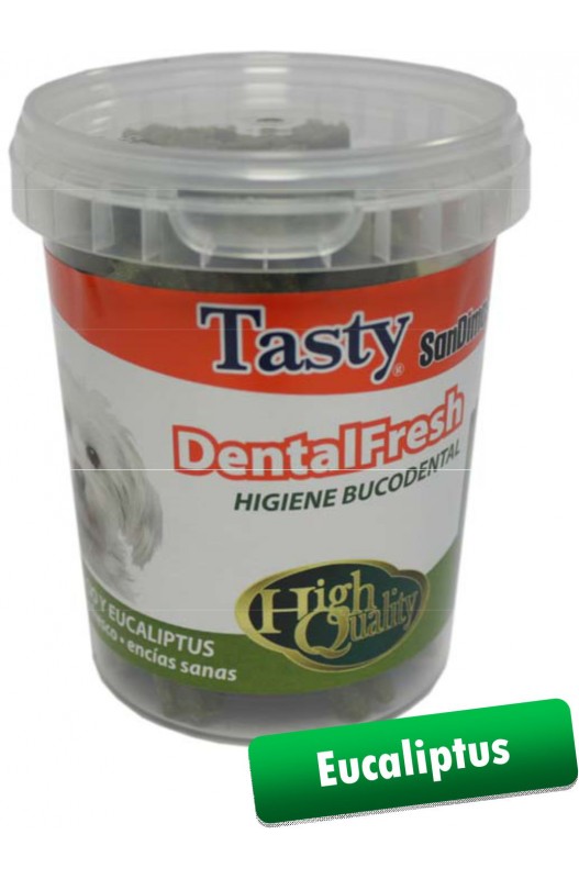 Dentalfresh, bote de 260 gramos con 20 unidades. ¡Snacks deliciosos que cuidan la higiene dental de tu perro!

