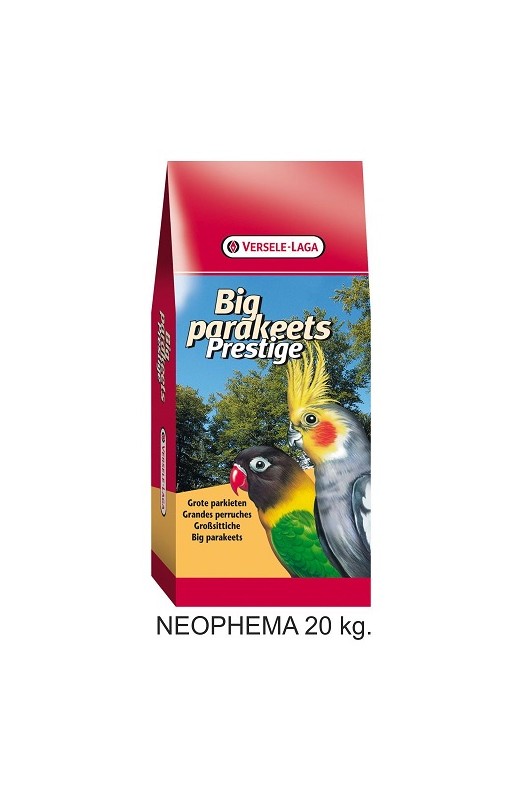 Neophema 20 kg Versele Laga, alimento completo y equilibrado especialmente formulado para especies de loros como los neofemas, proporcionando una dieta rica en nutrientes esenciales, vitaminas y minerales que favorecen su salud, energía y plumaje. Ideal para la alimentación diaria.








