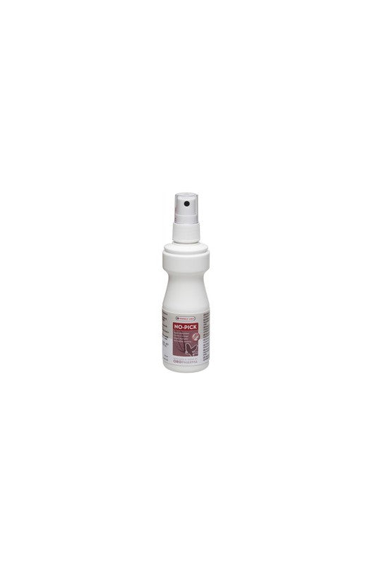 No Pick 100 ml. Pulverizador Versele-Laga – Solución en pulverizador para evitar el picaje en aves. Ayuda a prevenir el comportamiento no deseado de picoteo excesivo, favoreciendo una convivencia más tranquila y saludable entre las aves