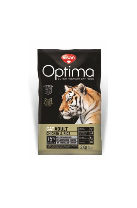 OPTIMA NOVA CAT ADULT CHICKEN RICE 2 KG.