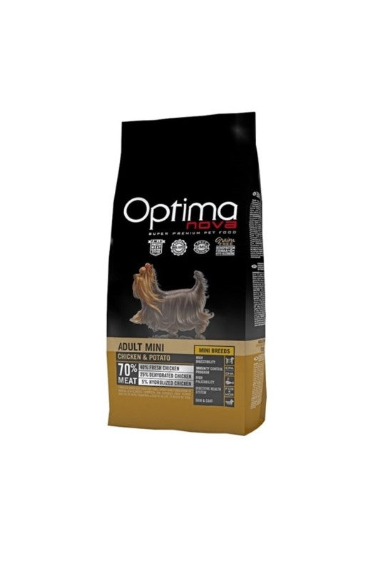 OPTIMA NOVA ADULT MINI CHICKEN POTATO 2 KG. - Botega Mazarol