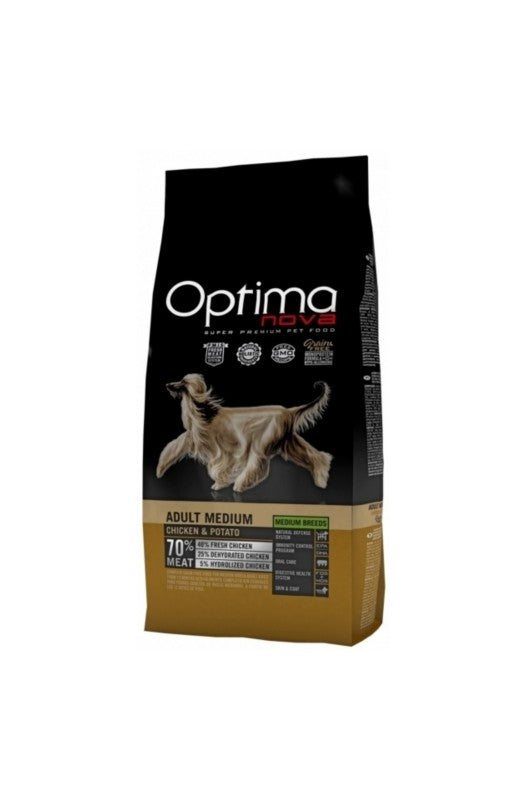OPTIMA NOVA ADULT MEDIUM CHICKEN POTATO 2 - 12 KG