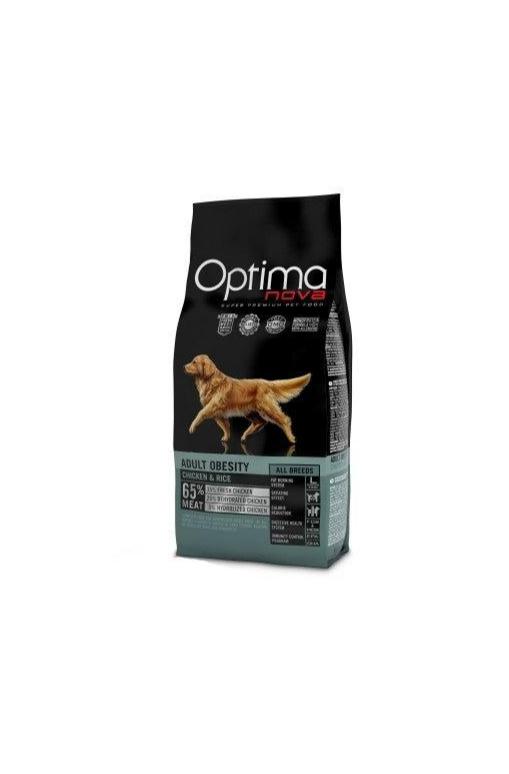 OPTIMA NOVA OBESITY POLLO ARROZ 2 - 12 KG. - Botega Mazarol