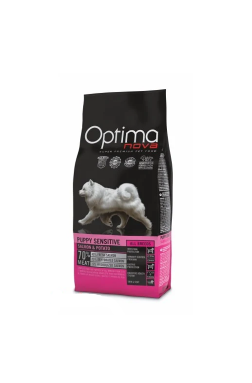 OPTIMA NOVA PUPPY SENSITIVE SALMON PATATA 2 - 12 KG