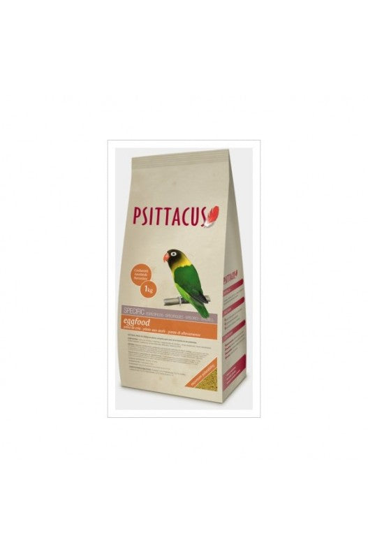 Paquete de 1 kg de PSITTACUS Pasta de Cría, alimento en pasta completo y equilibrado para el desarrollo y crecimiento de aves jóvenes, ideal para loros y otras especies