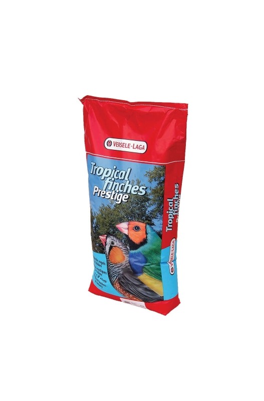 Versele Laga Exóticos Prestige 20 kg, alimento completo y equilibrado especialmente formulado para aves exóticas, proporcionando una dieta rica en nutrientes esenciales, vitaminas y minerales para mantener su salud, energía y plumaje en óptimas condiciones. Ideal para criadores y propietarios de aves exóticas.
