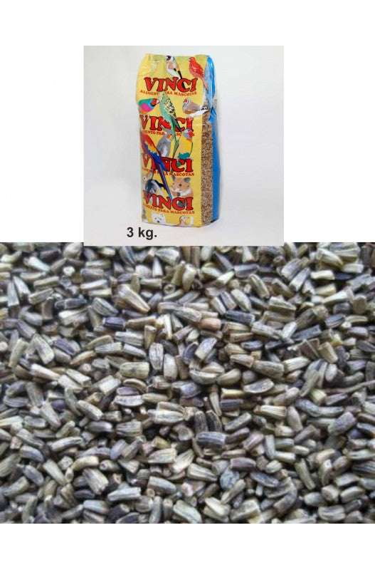 Saco de 3 kg de Escarola Prodac, semilla altamente digestiva rica en calcio y fósforo, ideal para aves, especialmente en procesos de disfunciones intestinales.