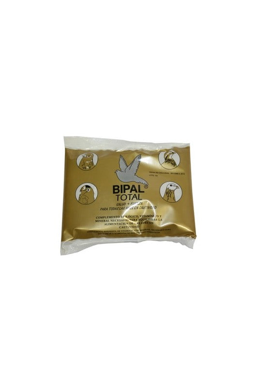 Saco de 500 g de BIPAL TOTAL, suplemento con vitaminas y aminoácidos para mejorar la salud y vitalidad de las aves