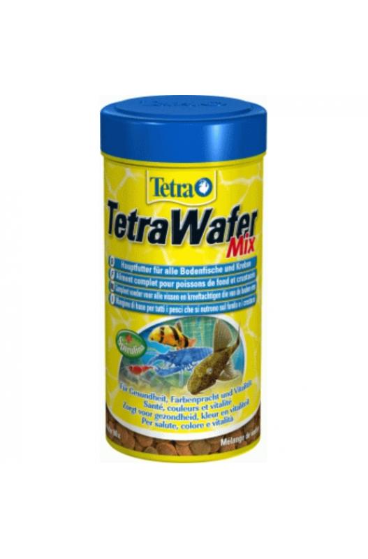 TetraWaferMix, bote de 100 ml. ¡Comida rica para tus peces que viven en el fondo del acuario!


