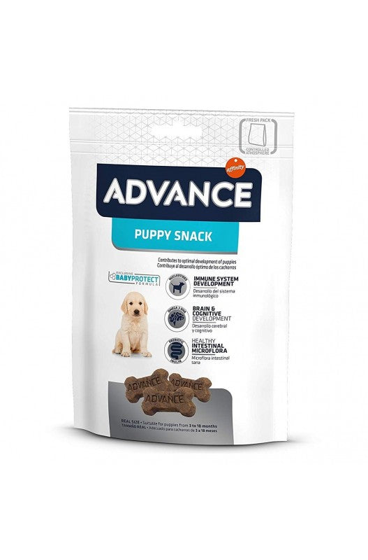 Advance Puppy Snack, bolsita de 150 gramos. ¡Unos premios ricos para cachorritos!

