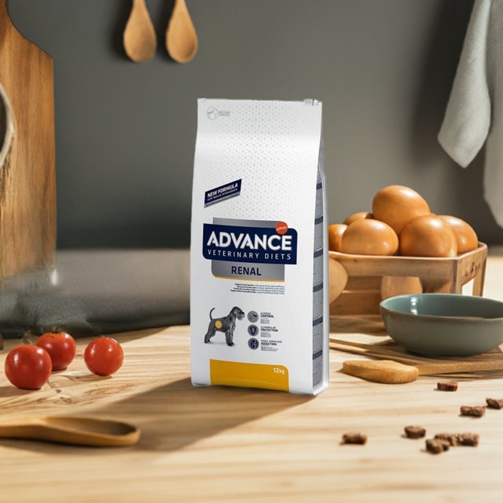 Advance Renal es una comida hecha con mucho cuidado para perritos que necesitan un apoyo especial para sus riñones. ¡Esta bolsa de 12 kilos les dará mucho cuidado!
