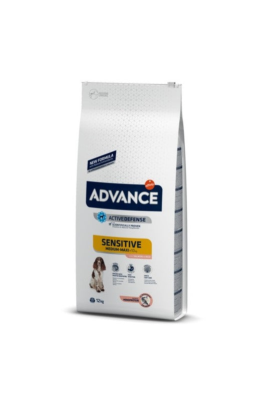 Advance Sensitive Cordero y Arroz, ¡una bolsita de 3 kilos de comida suavecita para perritos con pancitas un poco especiales! ¡Sabe a cordero y arroz!


