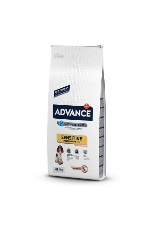 bolsa Advance Sensitive Cordero y Arroz para perros medianos y grandes. ¡Bolsa de 12 kilos!

