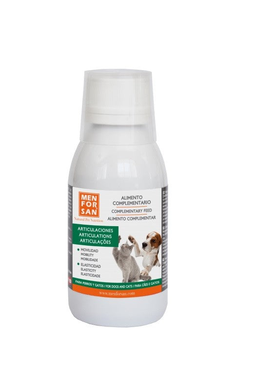 Menforsan complemento para articulaciones 120 ml – Suplemento nutricional para mejorar la salud articular de perros y otros animales