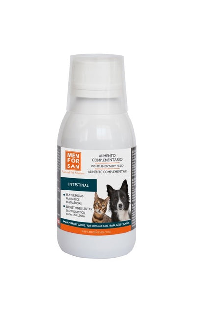 MENFORSAN Alimento complementario intestinal 120 ml – Suplemento nutricional para mejorar la salud digestiva de aves y otros animales