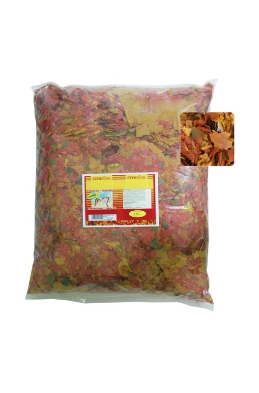 Alimento para peces tropicales, bolsa de 5 kilos. ¡Mucha comida rica para tus pececitos de colores!


