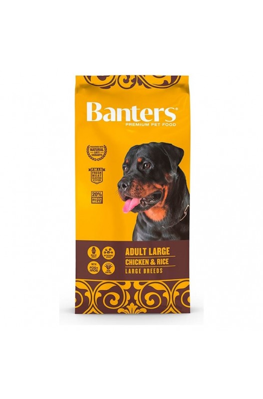 BANTERS DOG ADULT LARGE BREED 15 KG. - Botega Mazarol