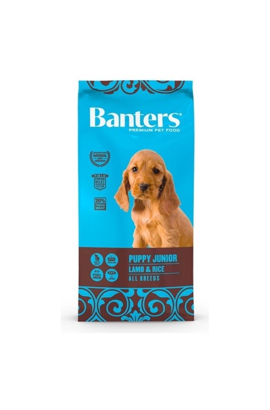 BANTERS DOG PUPPY LAMB&RICE 3KG. - Botega Mazarol