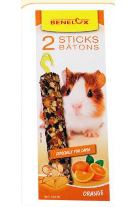 BARRITAS COBAYAS C/NARANJA 2uds.x55 gr.Benelux