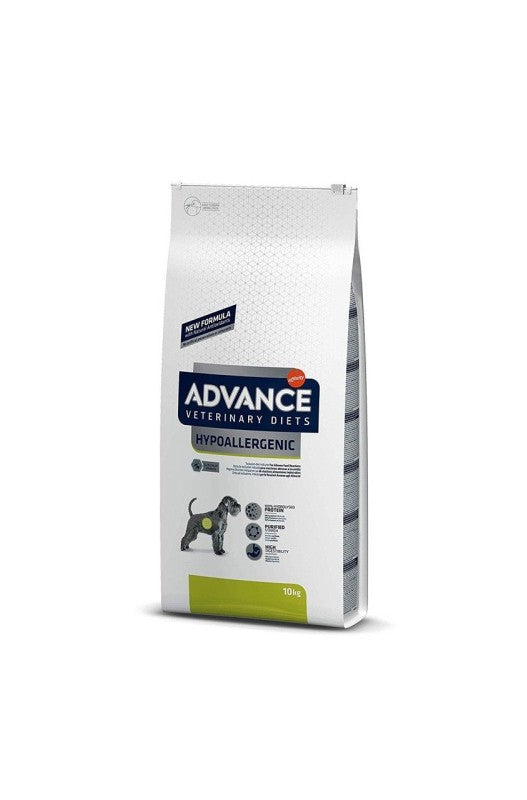 Advance Hypoallergenic Dog, ¡una bolsa grande de 10 kilos de comida especial para perritos con barriguitas delicadas!
