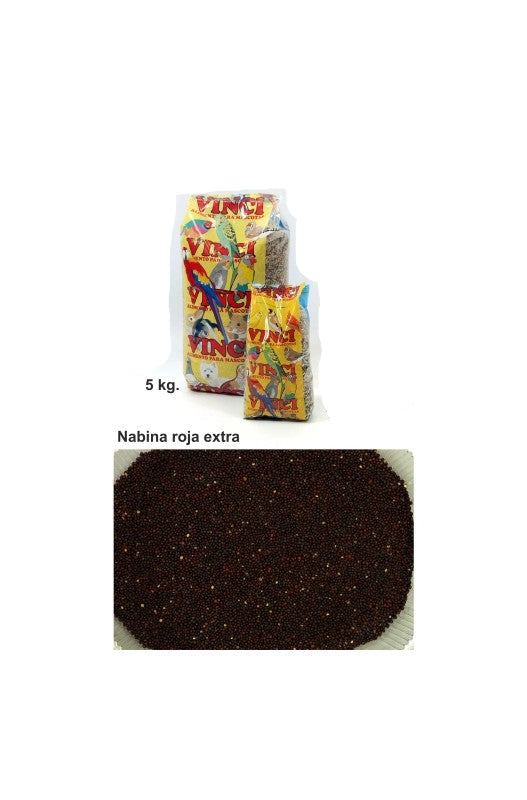 bolsa NABINA ROJA EXTRA VINCI  5 KG.