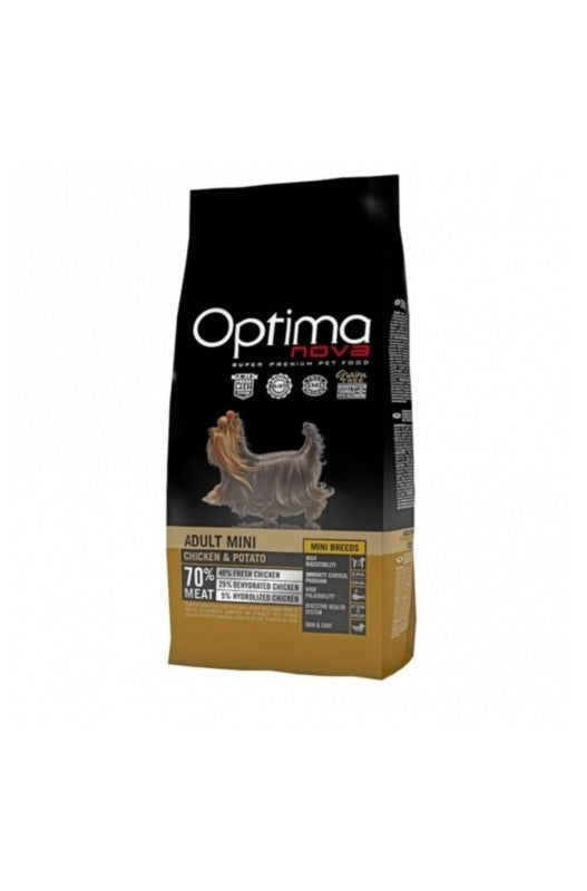 bolsa OPTIMA NOVA ADULT MINI CHICKEN POTATO 8 KG.