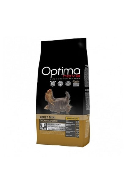 bolsa OPTIMA NOVA ADULT MINI CHICKEN POTATO 8 KG.