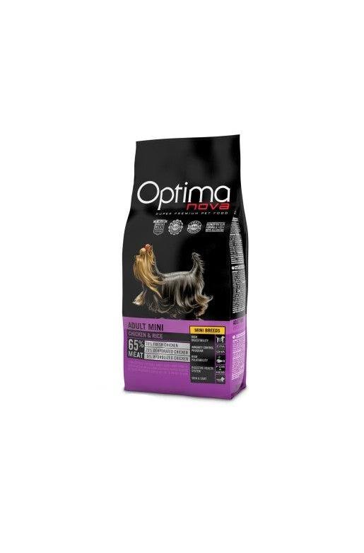 bolsa OPTIMA NOVA ADULT MINI POLLO ARROZ 12 kg