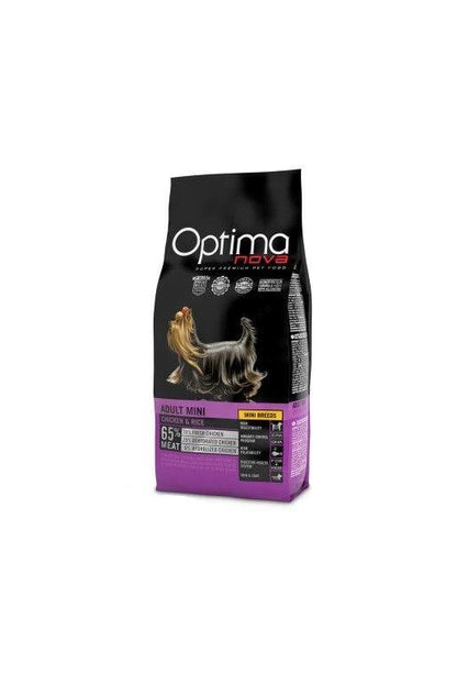 bolsa OPTIMA NOVA ADULT MINI POLLO ARROZ 12 kg