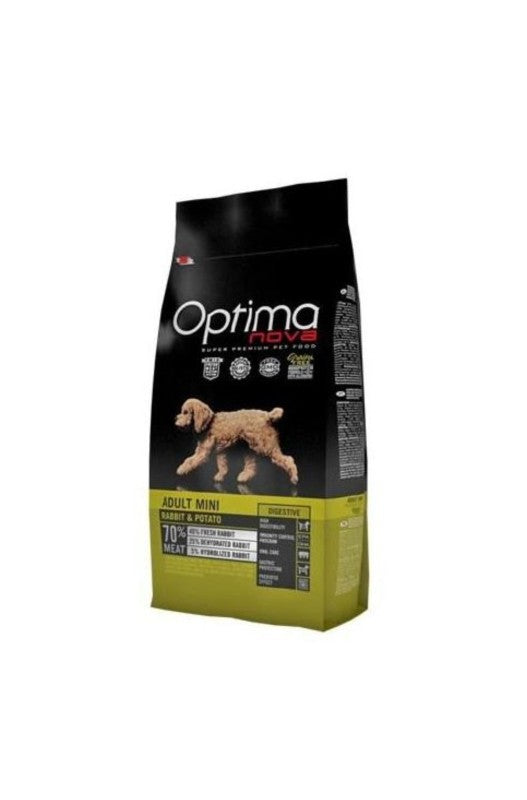 bolsa OPTIMA NOVA ADULT MINI RABBIT PATATA 8 Kg