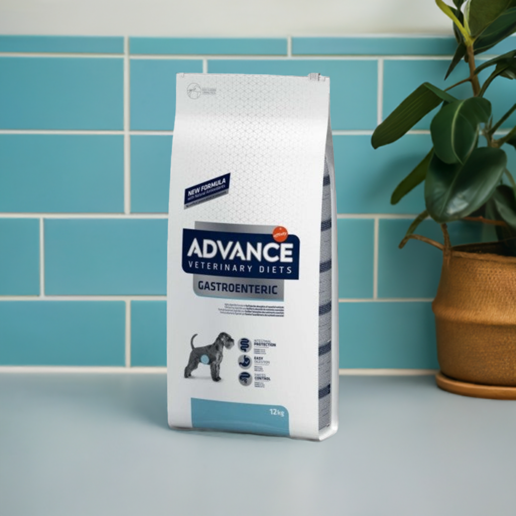 Advance Gastroenteric es una comida hecha con ingredientes suaves y especiales para perritos que tienen la pancita sensible. ¡Esta bolsa de 12 kilos les dará mucho cuidado!
